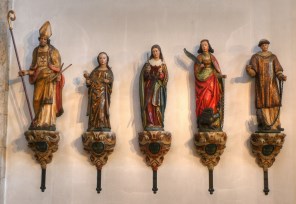성 블라시오_성녀 바르바라_성녀 가타리나_성녀 마르가리타_성 치리아코_photo from the Basilica of the Holy Apostles of Koln in Germany website.jpg